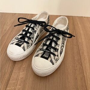 Christian Dior Black and White Sneakers